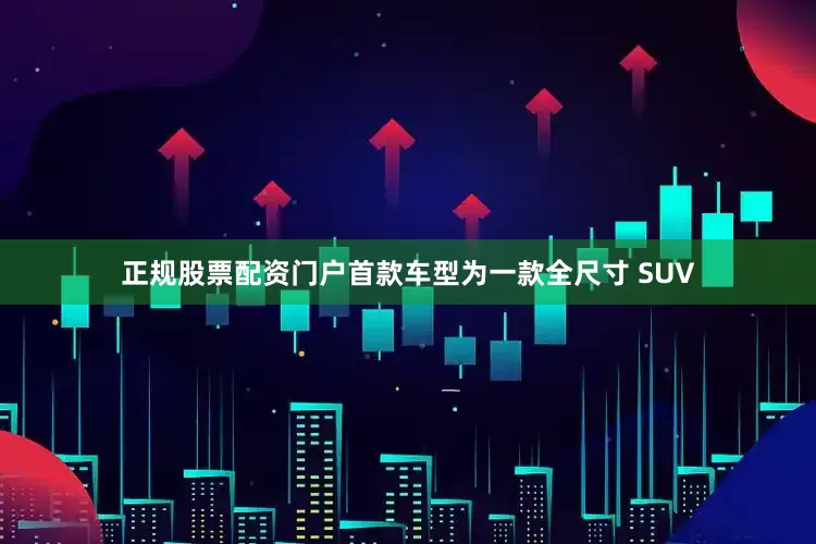 正规股票配资门户首款车型为一款全尺寸 SUV