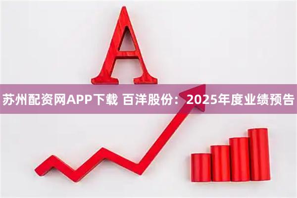 苏州配资网APP下载 百洋股份：2025年度业绩预告